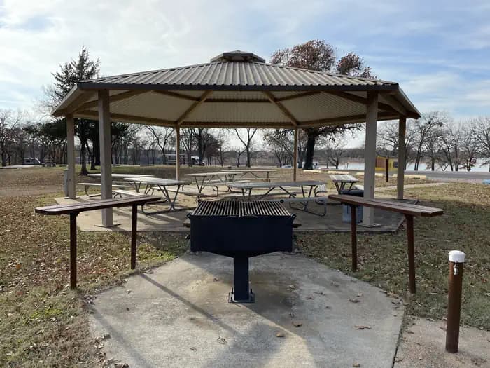 A photo of Site S1 of Loop JCRE at JOHNSON CREEK with Picnic Table