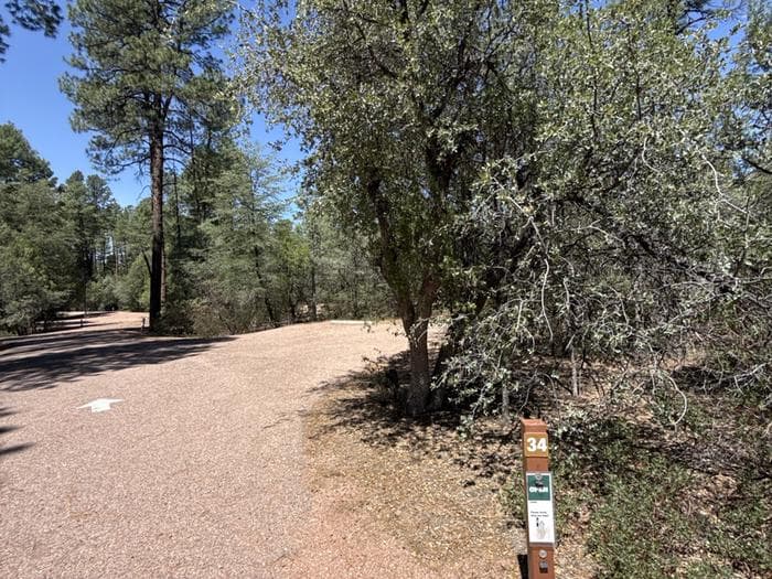 Houston Mesa Campground, Site #34
