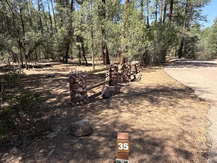 Houston Mesa Campground Site 35
